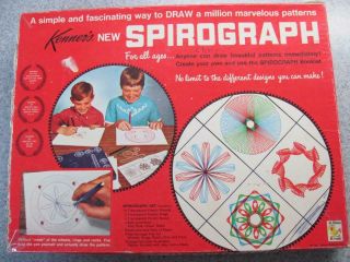 Vintage 1967 Kenners Spirograph 401 Draw Patterns W/booklet