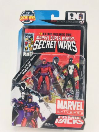 Marvel Universe Superheroes Secret Wars 8 Limited Series Black Spider Man Nib