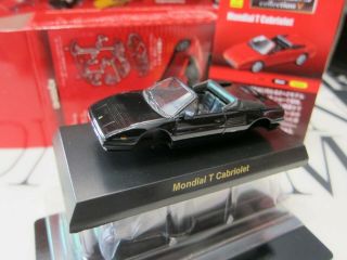 Kyosho - Ferrari Minicar 5 - Mondial T Cabriolet - Black - 1/64 - Mini Car C4