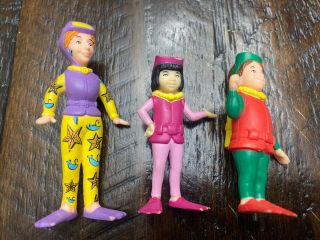 Magic School Bus Ms.  Frizzle Character Toys Scuba Set Cake Toppers Rare