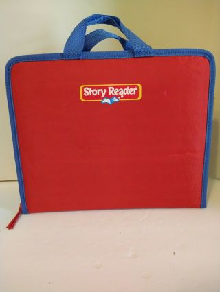 Story Reader Interactive Learning System 13 Books 7 Cartridges And Carrying Case