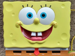 Spongebob Squarepants Vtech Laptop Talking Learning Game (Word/Math/Logic/Games) 2