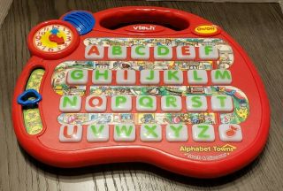 Vtech Touch And Discover Alphabet Town 8 Phonics Counting Educational Activities
