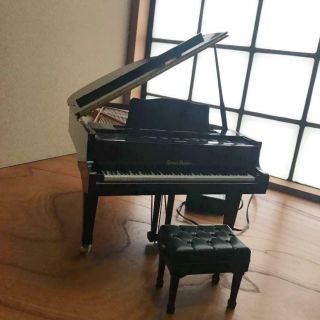 Sega Toys Black Grand Pianist Miniature Grandpiano 1/6 Scale Jp