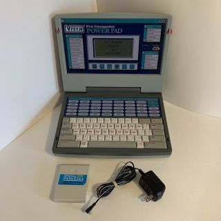 Vtech Pre Computer Power Pad W/ Cartridge - Vintage 1994 - No Battery Cover
