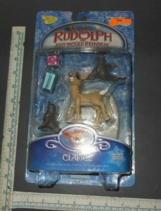 2004 Memory Lane Rudolph The Red - Nosed Reindeer " Clarice " Action Figure Moc