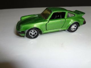Matchbox Superkings Green Porsche 911 Turbo K - 70