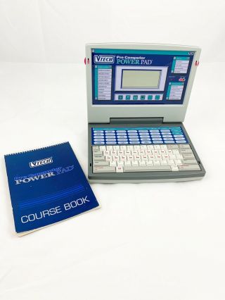 Vtech Pre Computer Power Pad Plus Course Book - Vintage 1994 - No Power Cord