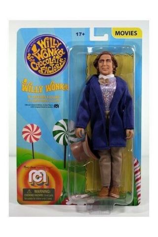 Willy Wonka Gene Wilder Mego 8 " Action Figure Movies Series Release