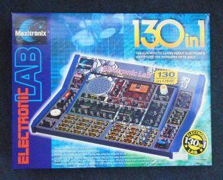 Maxitronix Electronic Lab 130 - In - 1,  130 Electronic Projects For Beginners