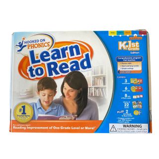 2007 Hooked On Phonics Learn To Read K To 1st Grade Edition 4 - 7 Years