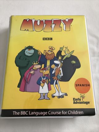 Muzzy Bbc Spanish Language Course For Children 4 Dvds/ 1 Cd - Rom/1 Cd & Book