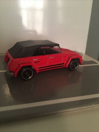 Hot Wheels Vw Volkswagen Type 181 Thing Red W/ Red Bumpers