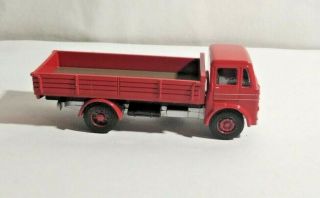 BASE TOYS LTD 1:76 SCALE LEYLAND BEAVER 2 - AXLE DROPSIDE - RED - MS - 01R 2