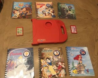 Electronic Story Reader System 6 Books With 2 Cartridges