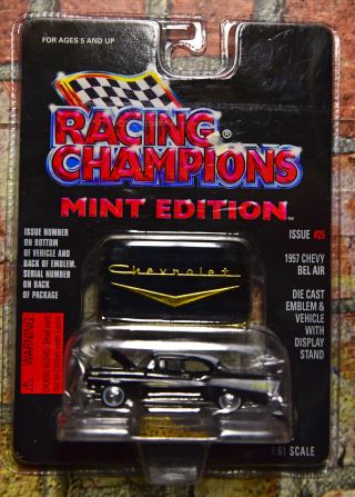 Racing Champions 1957 Chevy Bel Air Issue 25 Black