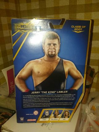 WWE ELITE HALL OF FAME JERRY THE KING LAWLER HOF WwF LjN HASBRO AwA REMCO AeW 2