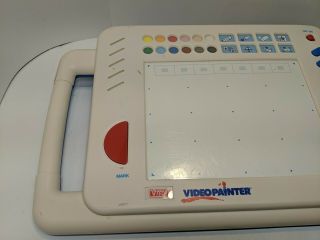 VTech 1991 Video Painter TV Drawing Pad w/ Pen & RCA Cable & READ 3