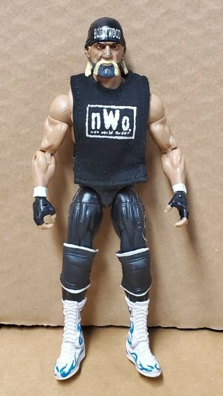 Hollywood Hulk Hogan Custom Nwo Wcw Wwe Mattel Elite Wwf