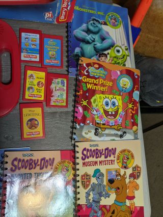 Pi Kids Disney Story Reader w/ Lion King Book Plus Scooby Sponge Bob ETC 2