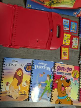 Pi Kids Disney Story Reader w/ Lion King Book Plus Scooby Sponge Bob ETC 3