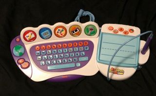 Fisher Price Fun - 2 - Learn Computer Cool School Keyboard Pen Pad And 4 Games