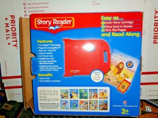 Story Reader read - along (includes LION KING & DORA BOOKS & CARTRIDGES W/BOX 2