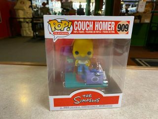 Funko Pop Deluxe Nib Television The Simpsons Couch Watching Tv Homer 909