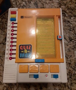 1970s Sears Quiz - A - Tron Tomy Electronic Learning Aid - It - Vintage Tech
