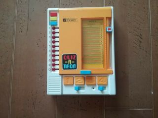 1970s Sears Quiz - A - Tron Tomy Electronic Learning Aid Vintage Tech