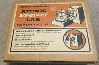 Atomic Energy Lab American Basic Science Club 1959 Vintage Kit