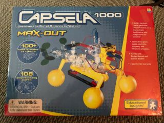 Capsela 1000 Max Out Land Water Science in Motion Construction Set EI - 5005 2003 2