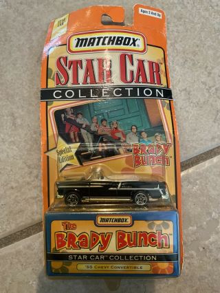 1998 Matchbox Star Car 1955 Chevy Convertible Brady Bunch