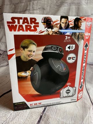 Disney Star Wars Inflate & Play Rc Bb - 9e Jumbo Size 15.  8 " Tall W/ Radio Control