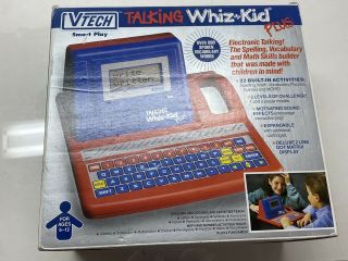 Vintage 1998 Vtech Talking Whiz - Kid Plus Educational Computer - Age 6 - 12