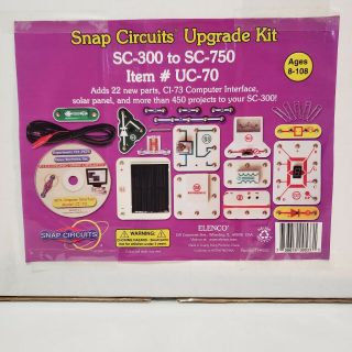 Snap Circuits Upgrade Kits Sc300 To Sc500 And Sc500 To Sc750 Ages 8,