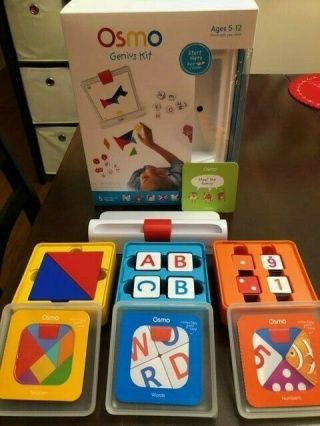 Osmo Genius Kit For Ipad Hands On Learning Games Age 5 - 12 Years Complete