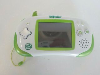 Leap frog LEAPSTER Explorer Game System Bundle with 8 games Charger Disney, 2