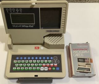 Vintage 1987 Talking Whiz - Kid Vtech Educational Computer With Cards Needs Work
