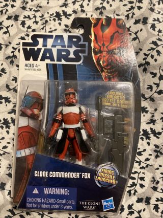 Star Wars Clone Commander Fox Cw18 Figure Clone Wars 2012