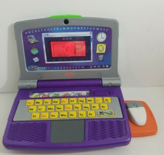 Fun 2 Learn Kids Learning Laptop Fisher - Price Letters Phonics Music Numbers,