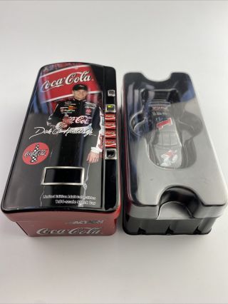 Dale Earnhardt Jr 1 Polar Bear Coca Cola 1998 Monte Carlo Ltd Ed 1:64 in Tin 2