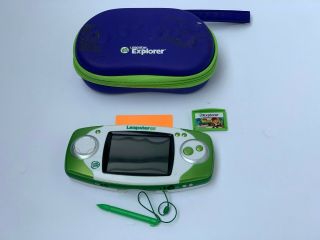 Leapfrog Leapster Gs Green 39700 Handheld With Stylus And Game