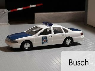 Ho 1/87 Scale Busch Chevrolet Caprice Alabama State Patrol No Mirrors