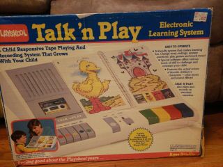 1984 Playskool Talk N Play With 4 Books And Tapes