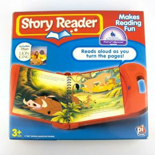 Electronic Story Reader Learning System Reader Red 2003 - Lion King