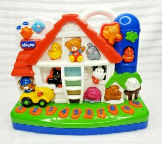 Chicco Interactive Bilingual English & Spanish Farm Education Learn Numbers Toy