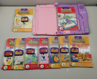 Leap Frog Leappad Learning System With Books And Cartidges