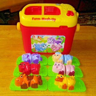 Leapfrog Leap Frog Farm Mash - Ups Complete With 6 Animal Pairs Names Sounds Music