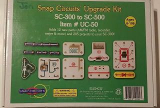 Snap Circuits Uc - 50 Upgrade Kit Sc300 To Sc500